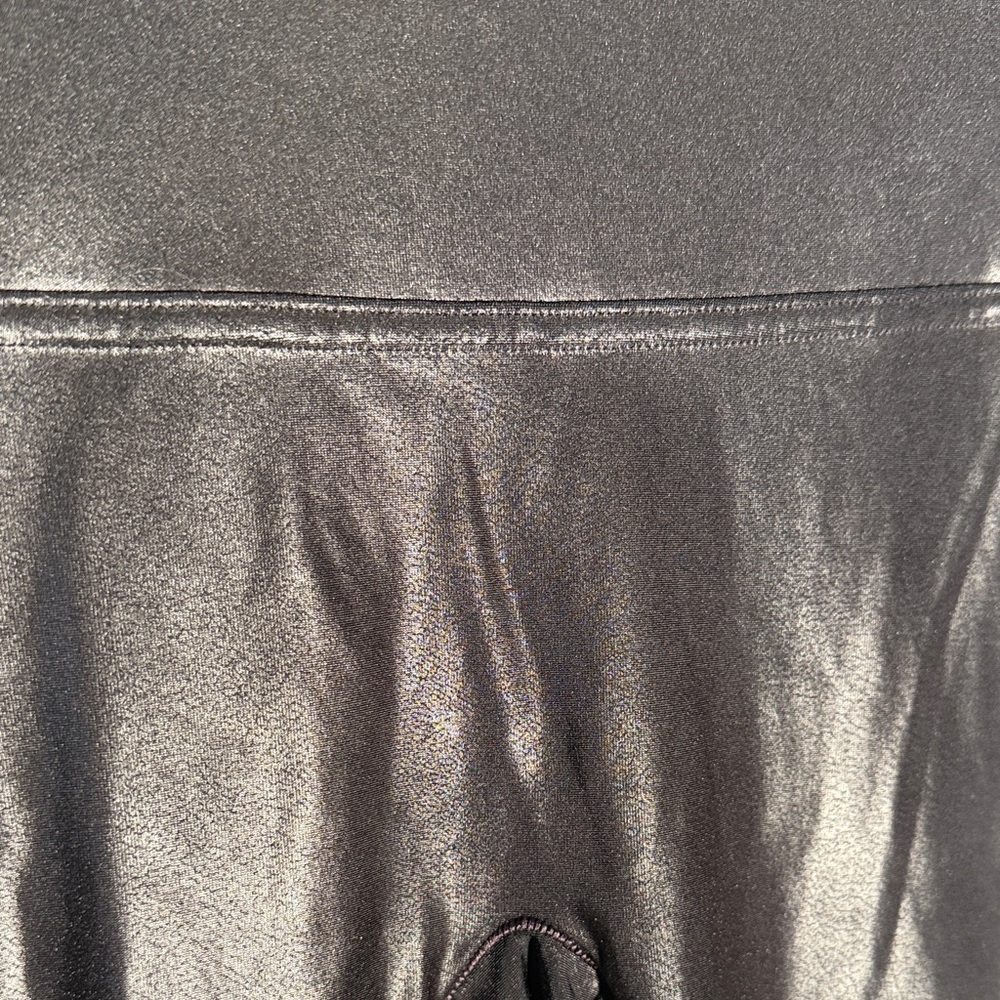 SPANX Black Faux Leather Leggings - Picture 9 of 10